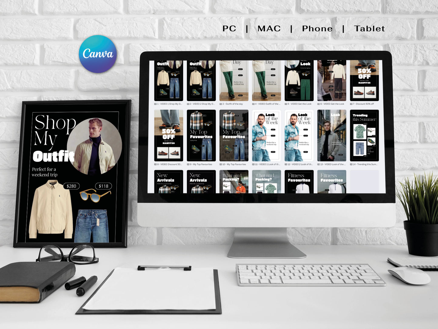 LTK Canva video Template Influencer Men Fashion