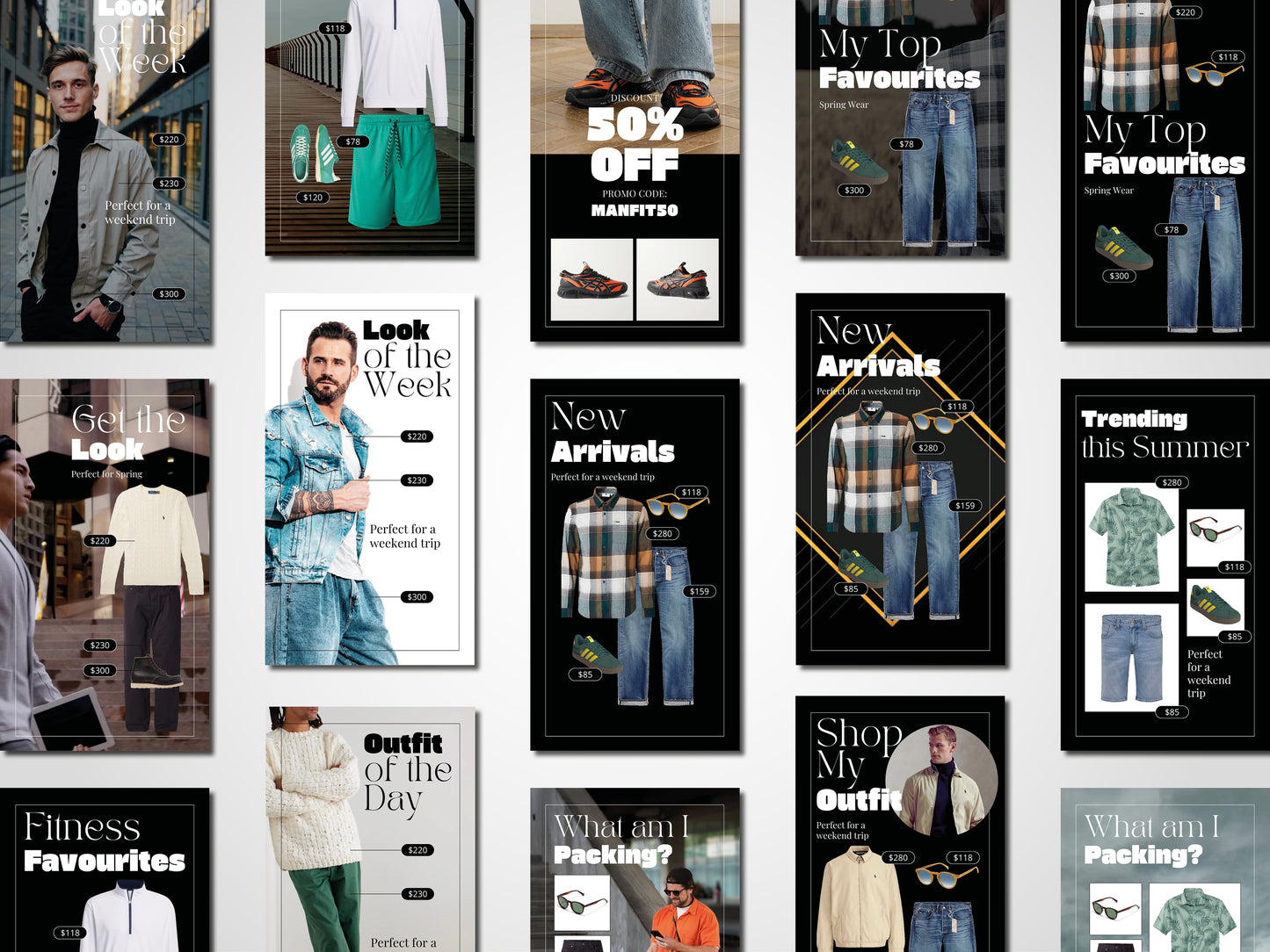 LTK Canva video Template Influencer Men Fashion