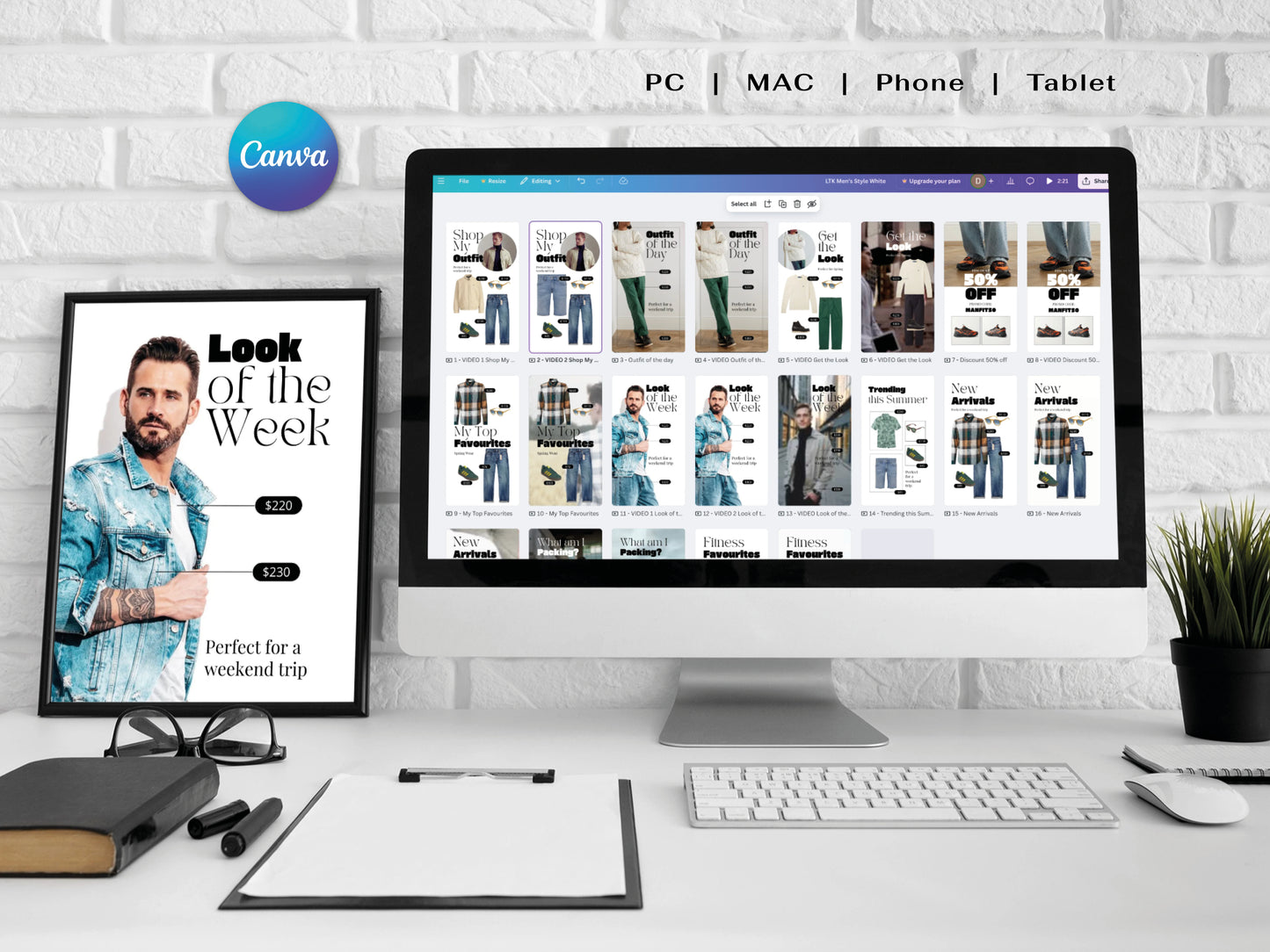 LTK Canva video Template Influencer Men Fashion