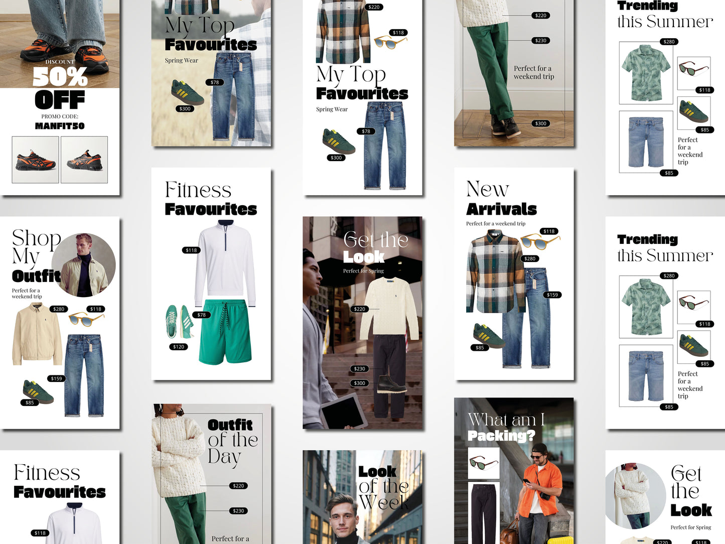 LTK Canva video Template Influencer Men Fashion