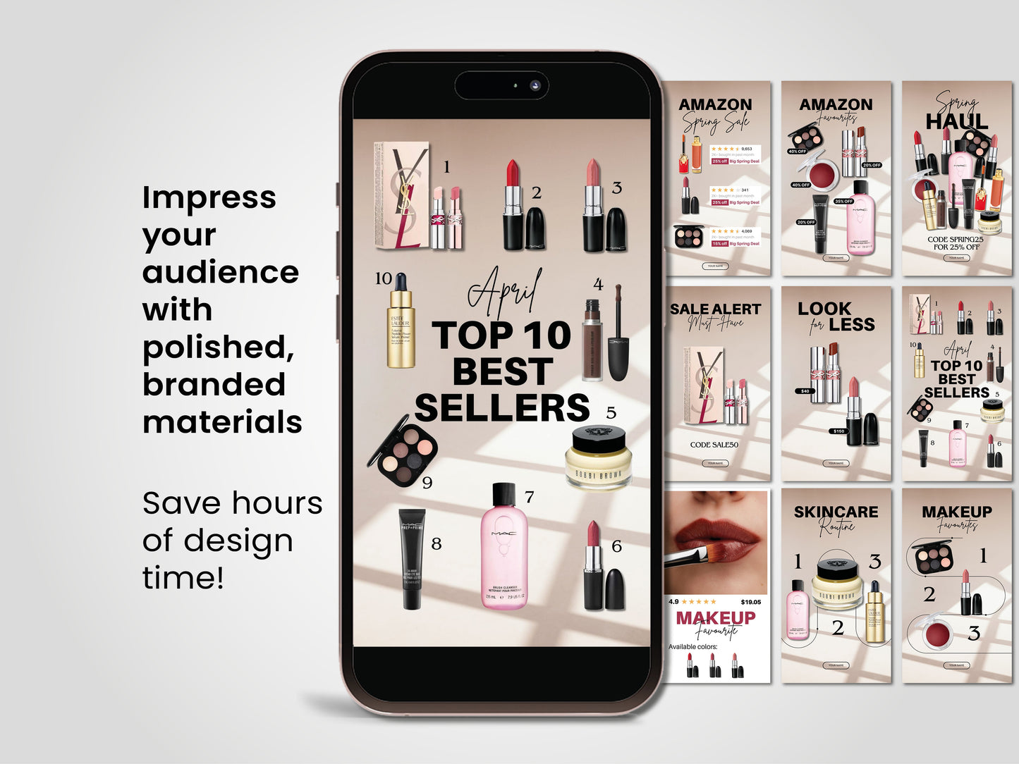 20 LTK Canva Video Templates – Beauty and Makeup | Best Sellers Edition