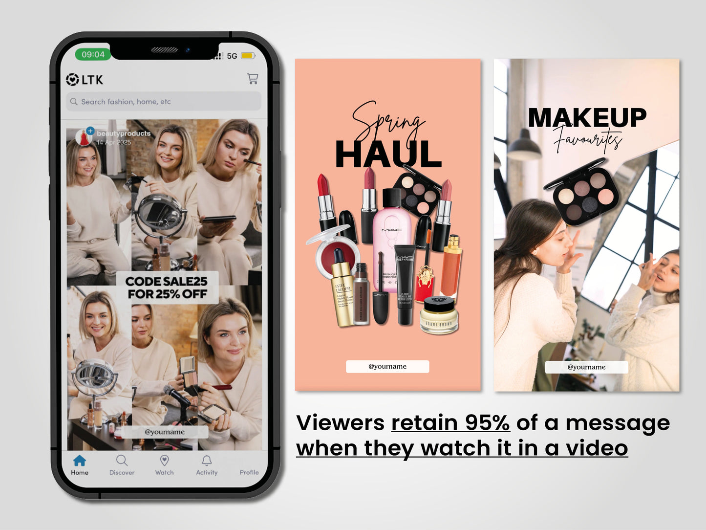 LTK Canva 20 Video Templates – Influencer | Beauty & Makeup Edition