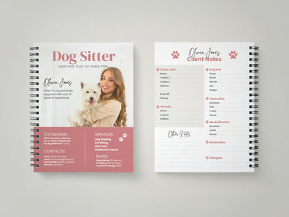 Dog Sitter Resume Kit - Professional Canva Template