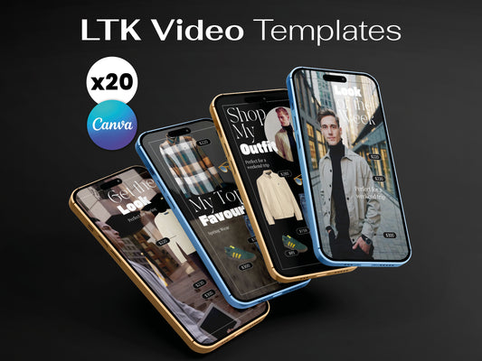 LTK Canva video Template Influencer Men Fashion