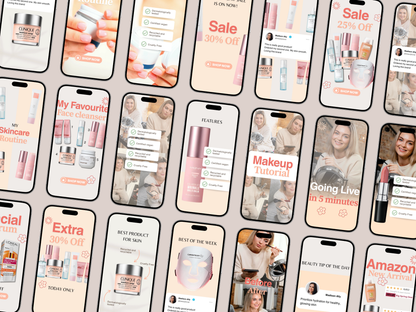 20 Canva Video Templates - Beauty Products