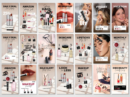 20 LTK Canva Video Templates – Beauty and Makeup | Best Sellers Edition