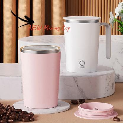 Automatic Mixing Cup - Upgrade your lazy coffee routine. Warm coffee, zero effort